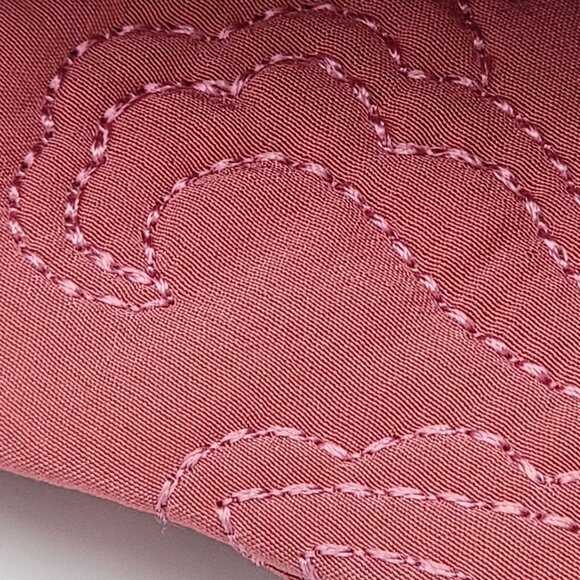 Vintage Pink silk Floral Embroidered Blazer Jacket With Full Zip & Long Sleeves - Picture 9 of 16